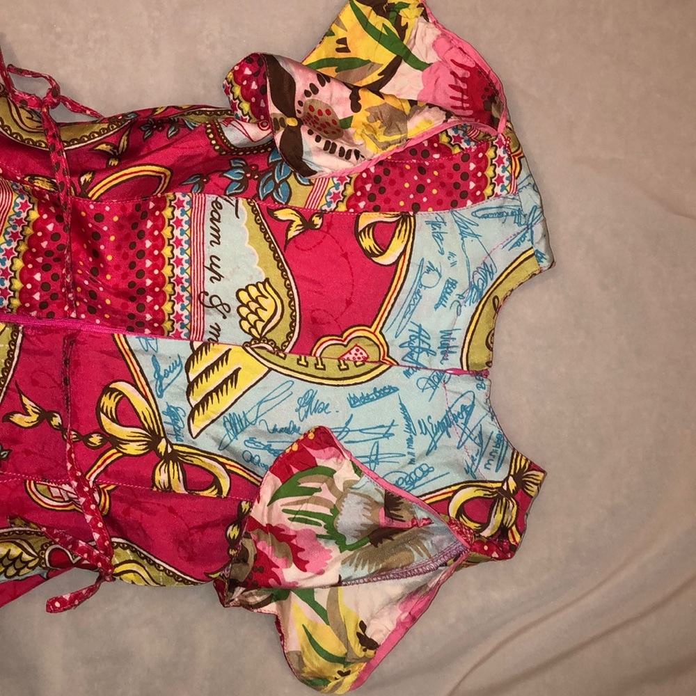 Oilily girls kids dress     100% silk - Picture 7 of 8